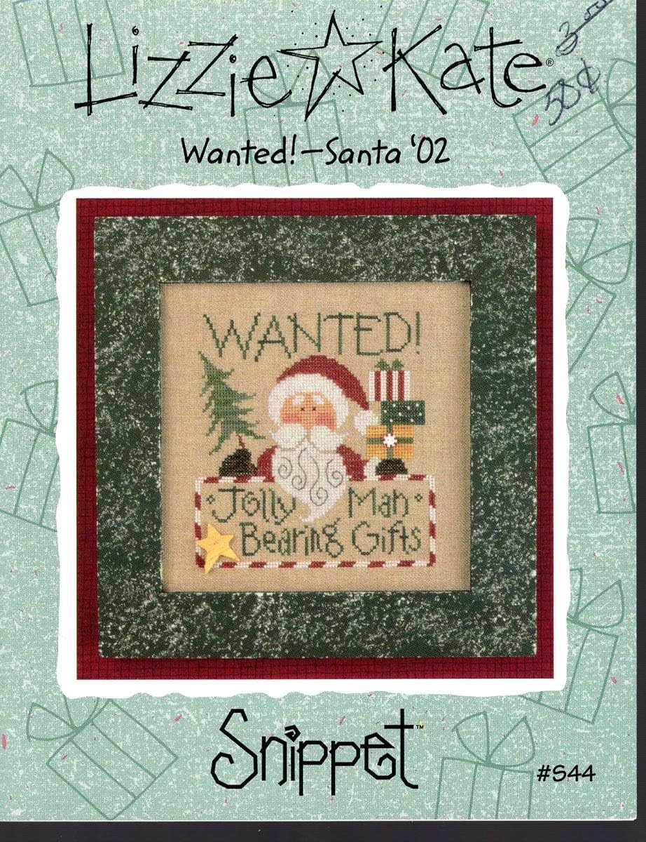 Lizzie Kate #S44 Wanted!-Santa '02 Cross Stitch