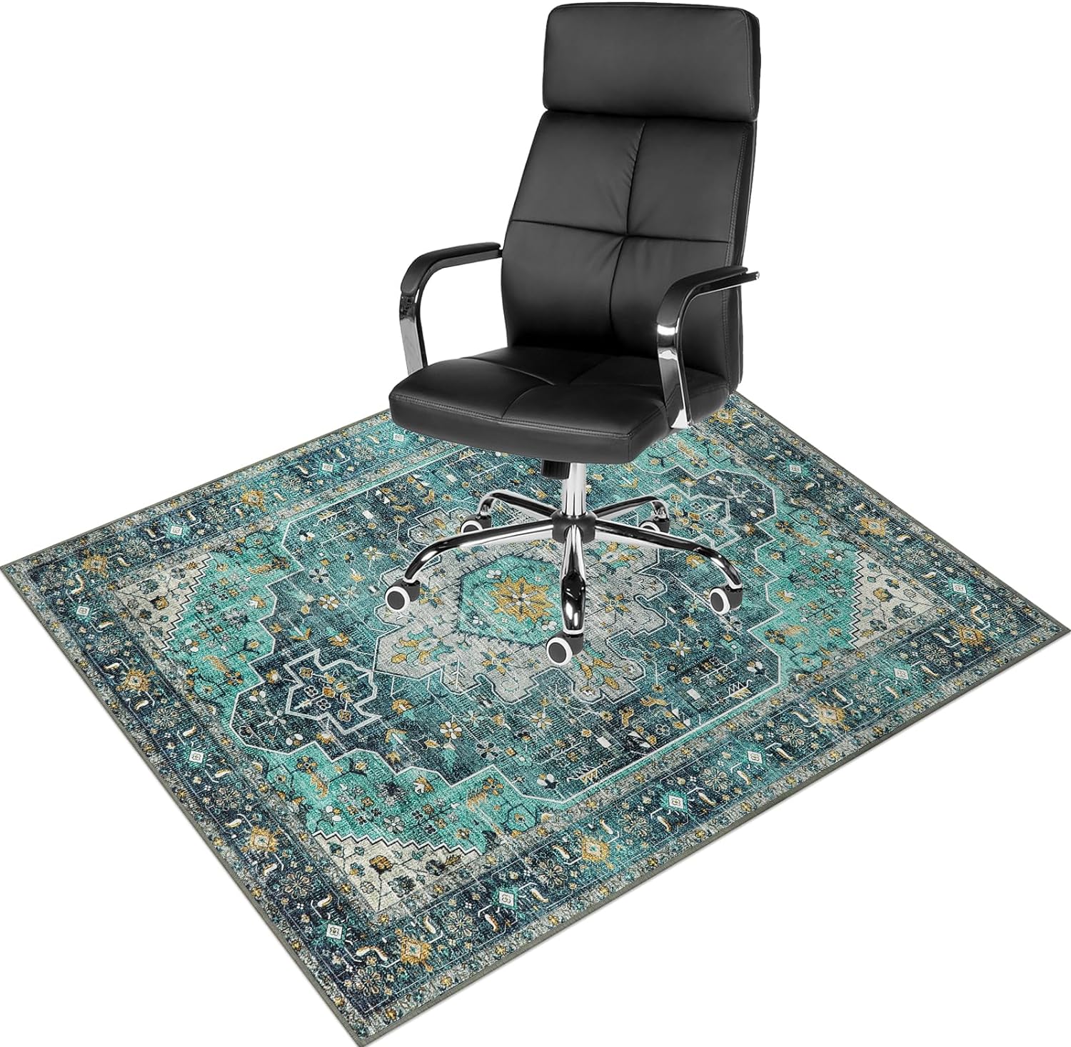 Anidaroel 48"x60" Chair Mat for Hardwood Floor/Tile Floor, Desk Chair Mat for Hard