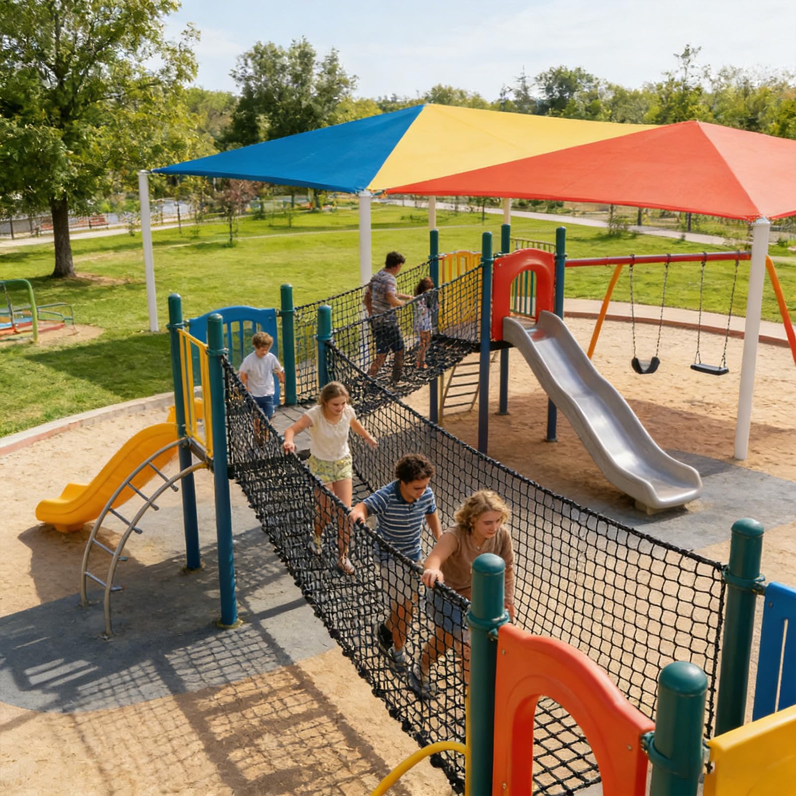 Malla Protectora para Balcón Barrera de Malla para Barandilla | Red para Béisbol para Niños, Mascotas, Barandillas de Balcón, Apartamentos, Escaleras, Parques Infantiles,