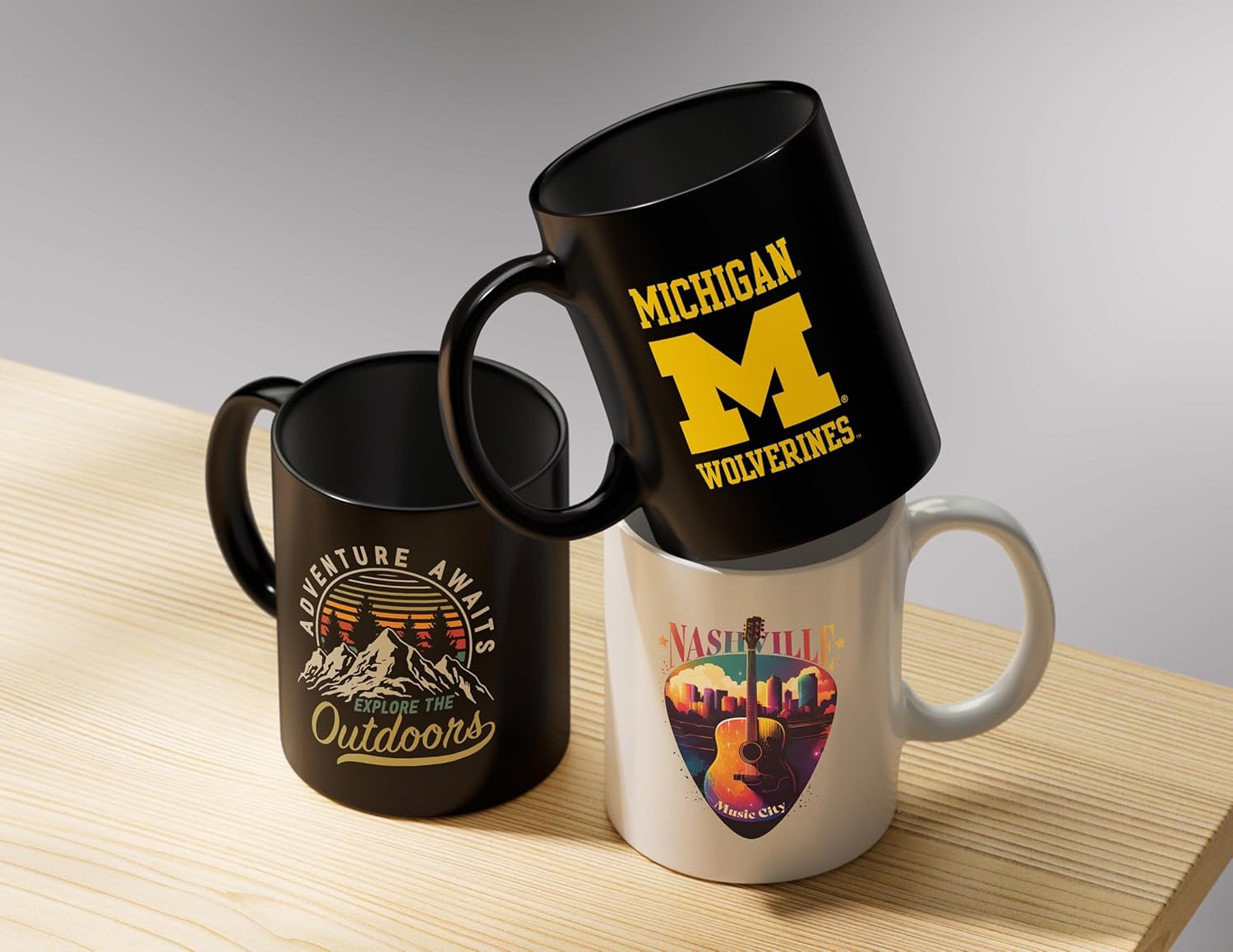 Louisiana Tech Bulldogs Black Ceramic Mug (Black). Officially Licensed Collegiate Product - Image 6