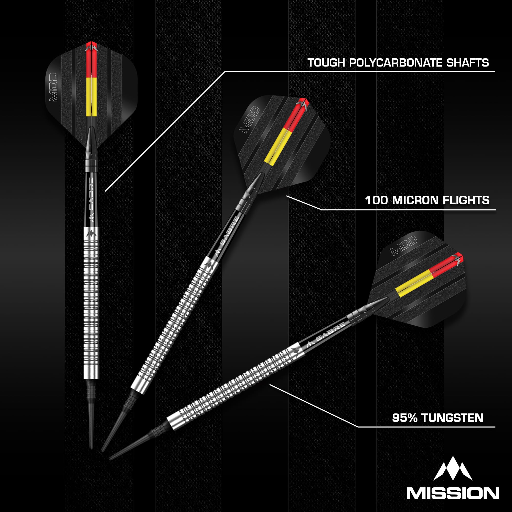 Mission Mike de Decker 95% Softdarts