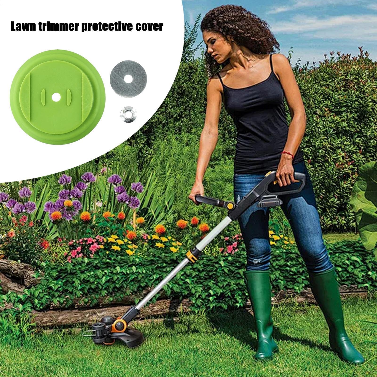 Genérico Cortacésped - Reemplazos para Tractores | Paquete 3 Placa ABS Guarda | Accesorios Herramientas Jardín, Protector Recortador Junta Tuerca