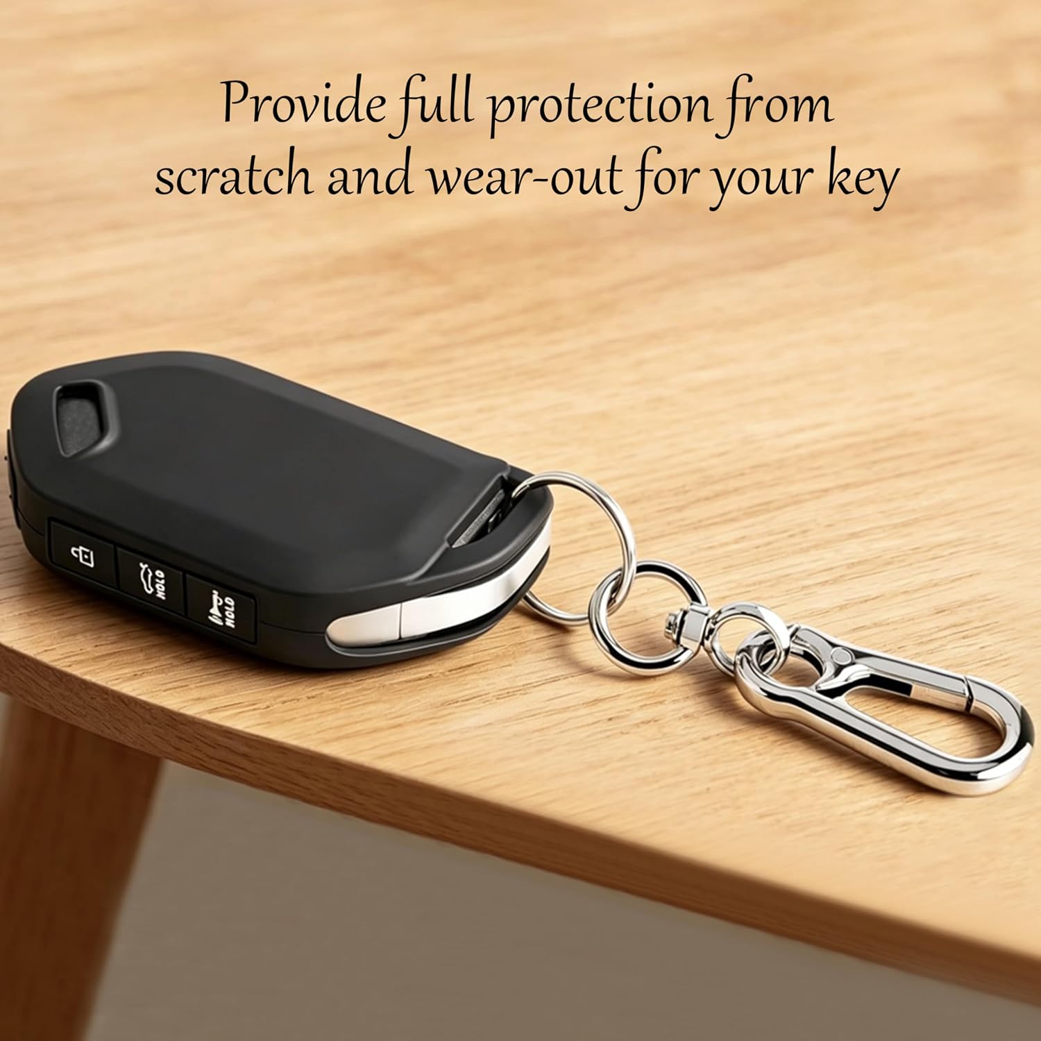 TANDRIVE 5-Button Key Fob Cover for Kia 2026 Sportage / 2025-2026 K4 K5 / 2022-2026 Telluride / 2024-2026 Sorento, Silicone, 2-Pack, Black