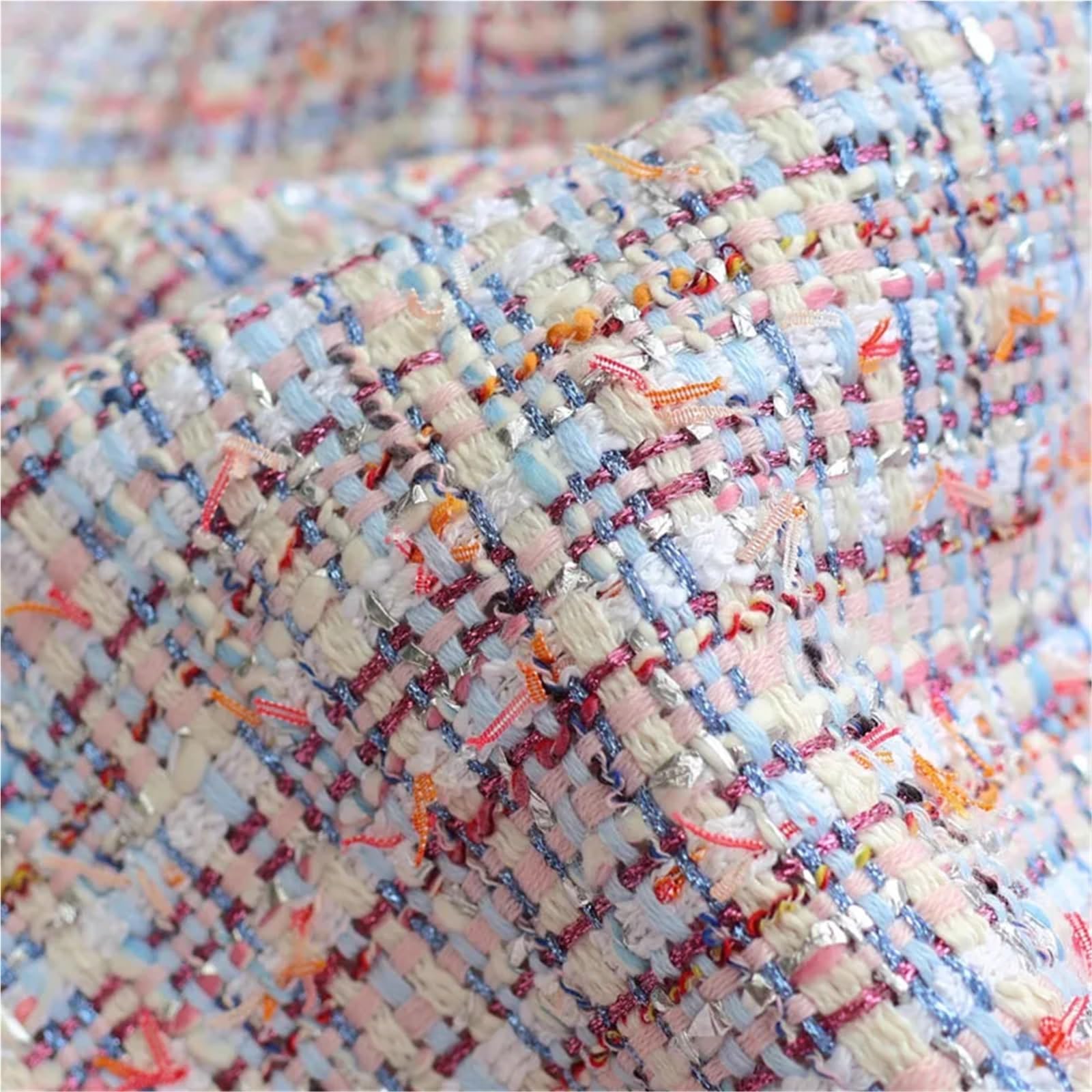 Mezcla de algodón y poliéster Tela Tweed 145x100cm for Chaqueta