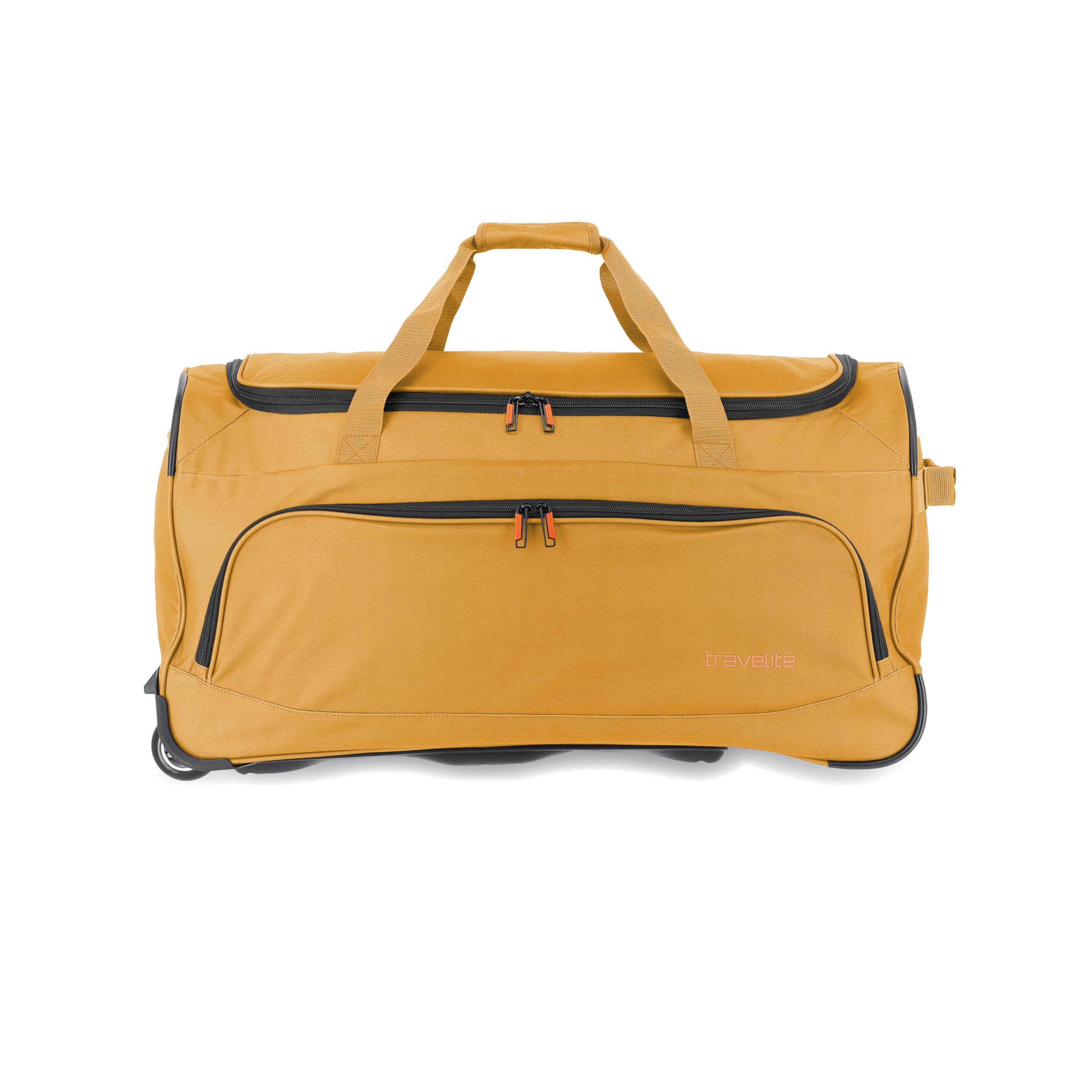 travelite Trolley Reisetasche mit Rollen, Sporttasche Basics Fresh, Weichgepäck Rolltasche groß im sportlichen Design, 71 cm, 89 Liter
