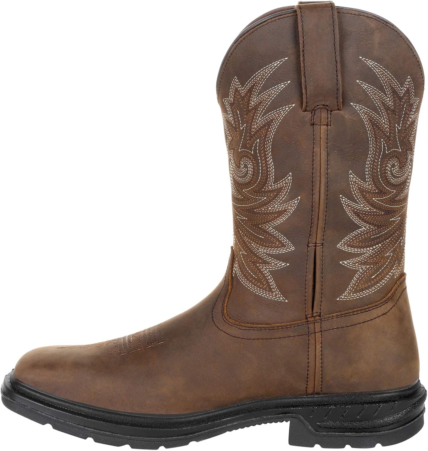 Rocky Men's WORKSMART Western Boot, Brown, 12