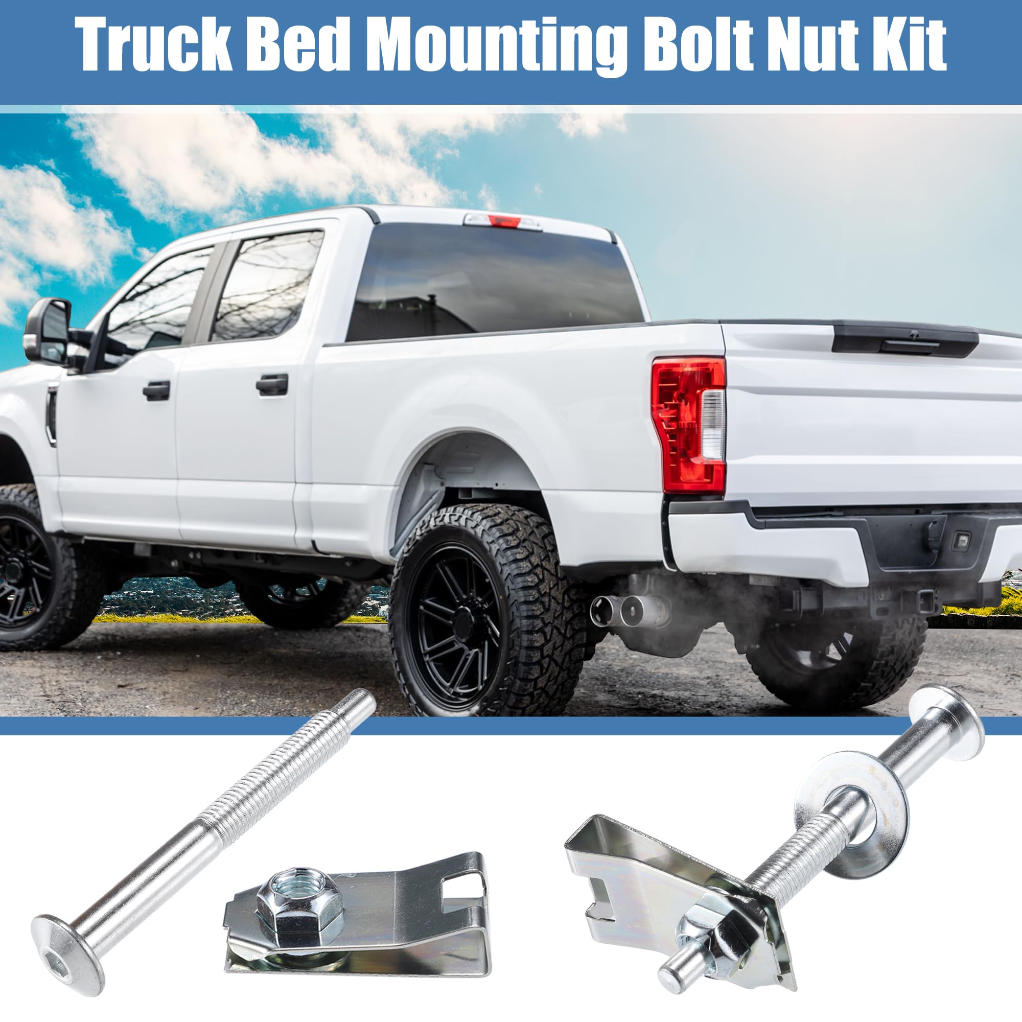 QUARKZMAN Camion Letto Montaggio Ferramenta Kit per Ford F-250 Super Duty 1999-2016