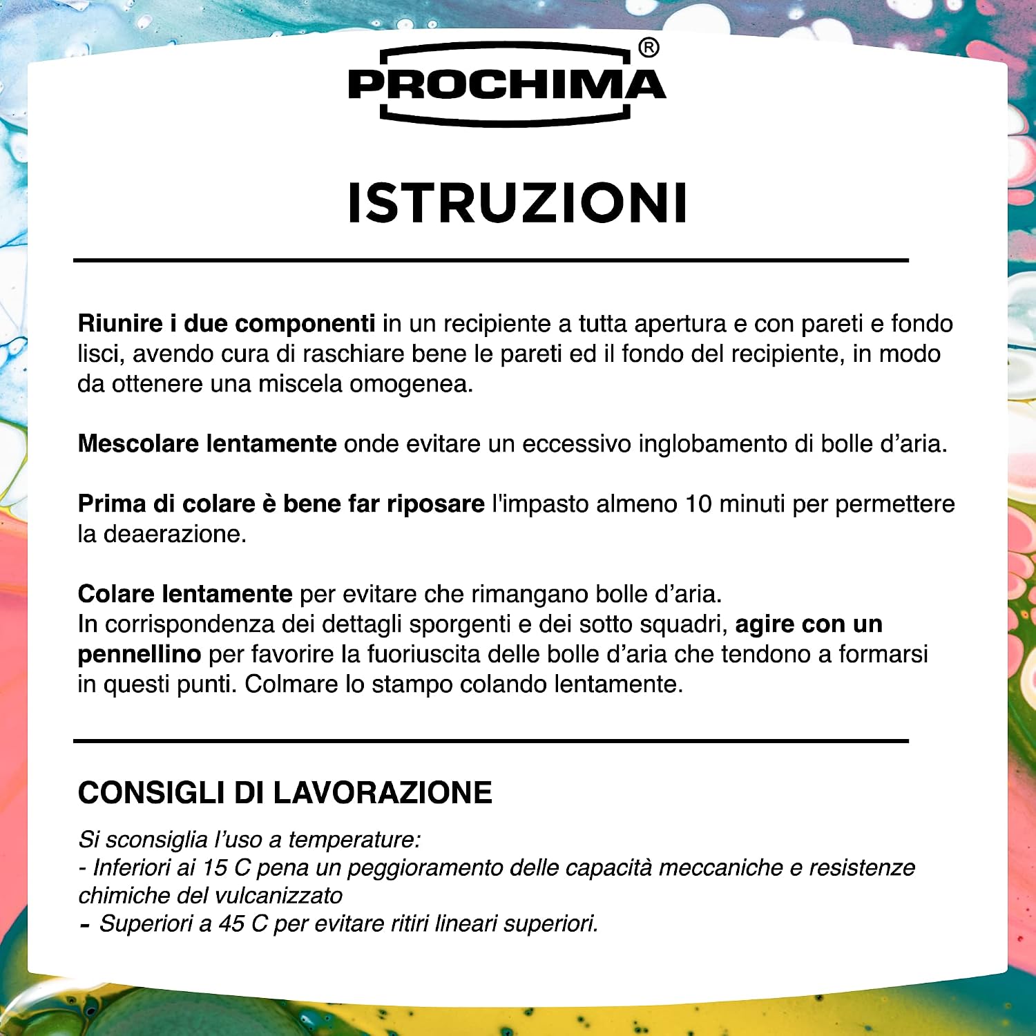 PROCHIMA, Pro-Lastix 50 Silicone Elastomer, Two-Component Liquid that Cold Cures Giving Place to an Elastic Compound, for Making Elastic Items of Any Size and Shape, 1 kg