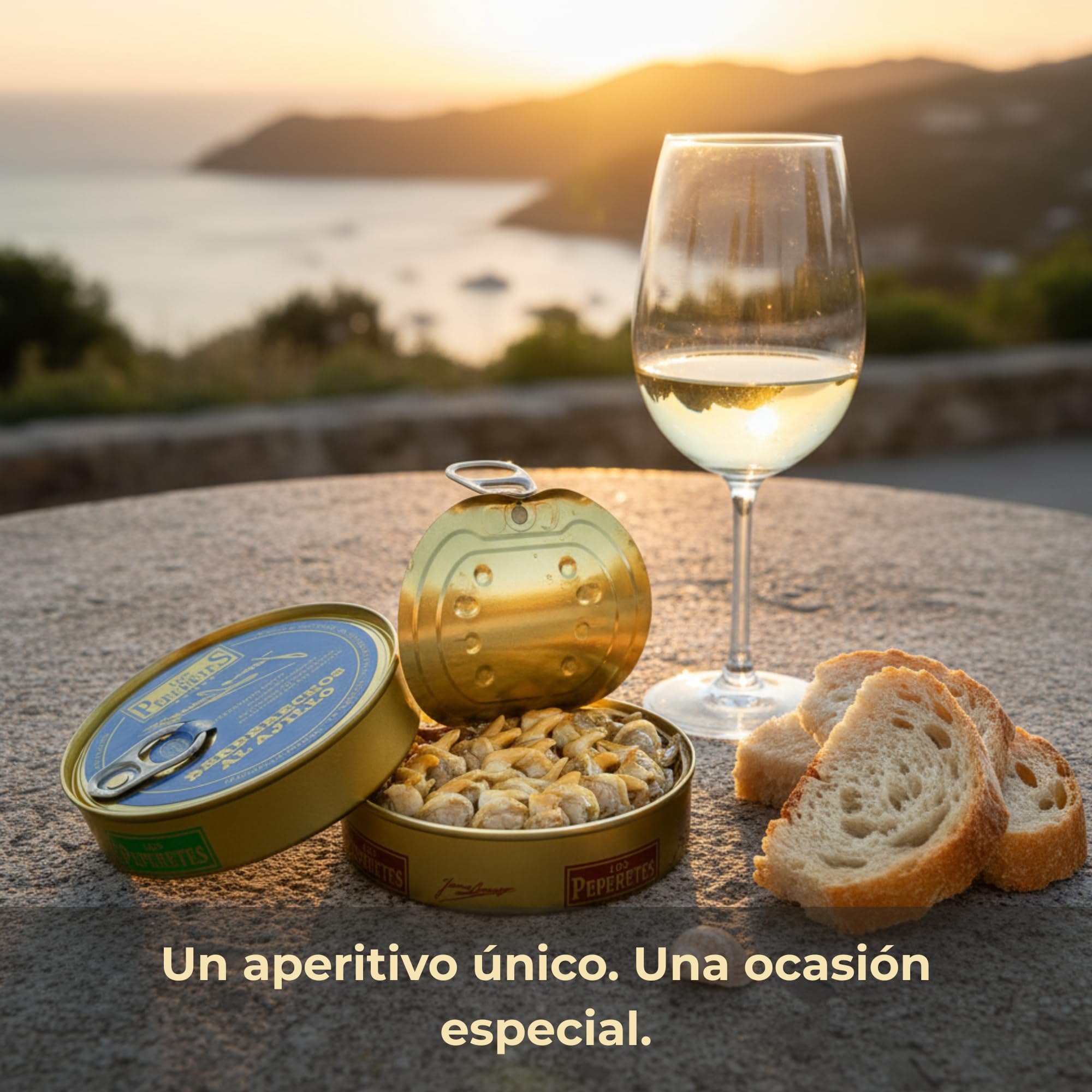 LOS PEPERETES x3 Lata Berberechos al Ajillo 120 g | Marisco Gallego Gourmet | Elaboración Artesanal | Conserva Premium con Aceite de Oliva, Ajo y Guindilla | Sabor Tradicional de Galicia