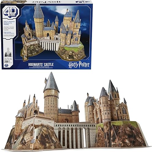PUZZLES 4D - PUZZLE 3D HARRY POTTER CASTILLO HOGWARTS - 3D Puzzle Construction Game - Puzzles for Adults and Children - 6069816 - Toys Children 12