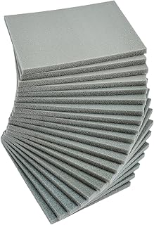 20 Pcs 3 x 4 Inch 600 Grit Sanding Sponge Set, Ultra Fine Sanding Sponges Pads, Soft Foam Hand Sander Block Wet Dry Sandpaper for Model Drywall Metal Wood Furniture Polishing (600 Grit)