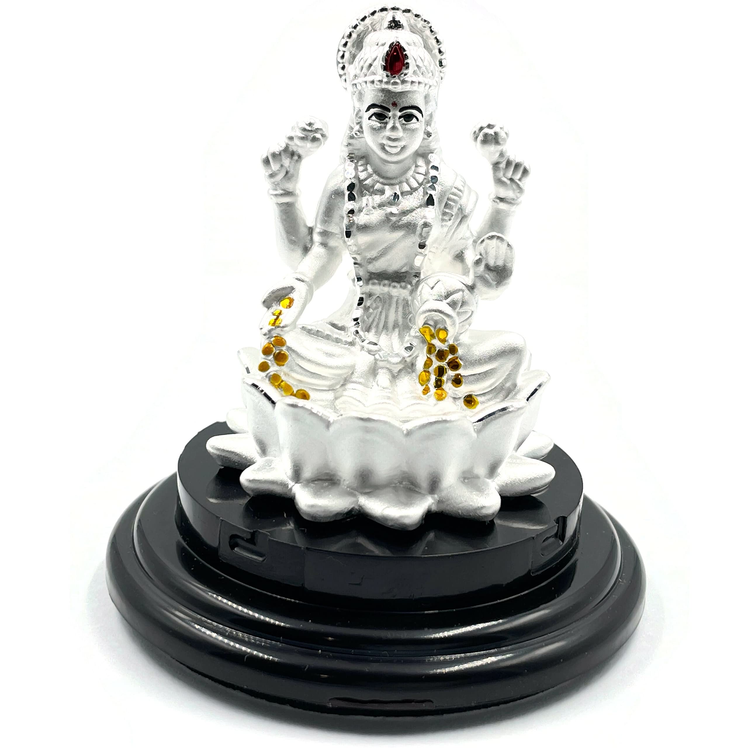 999 Pure Silver Lakshmi/Laxmi Idol/Statue/Murti (Figurine #14)