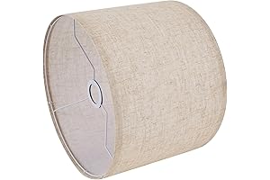 Designer Beige Linen 13 Inch Aluminum Lamp Shade