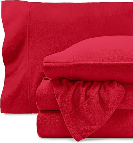 Miniatura 10 de Bare Home Juego de sábanas de forro polar súper suave, tamaño Queen, forro polar de felpa extra, sábanas de cama sin pelusas, calidez acogedora para