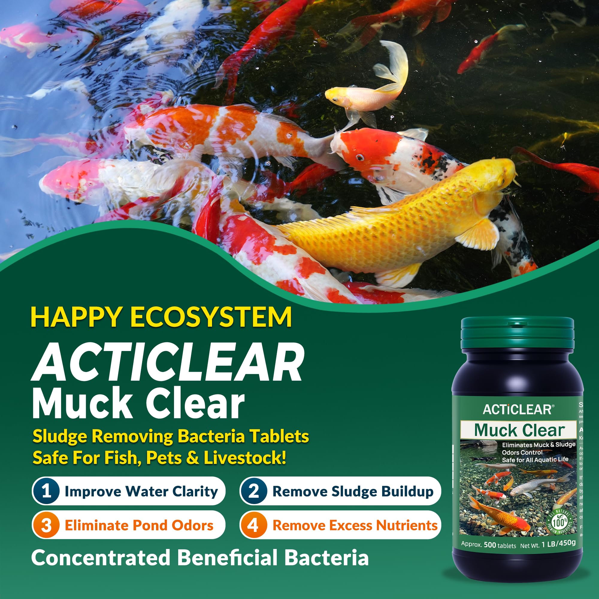 Fish Tank muck Clear Parent 0,9 kg
