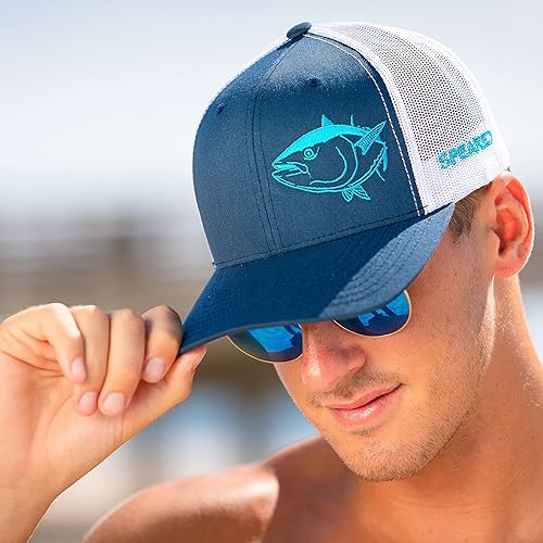 Miniatura 5 de Gorra Trucker Atún Azul Adjustable Snapback  Pesca Submarina  Pesca