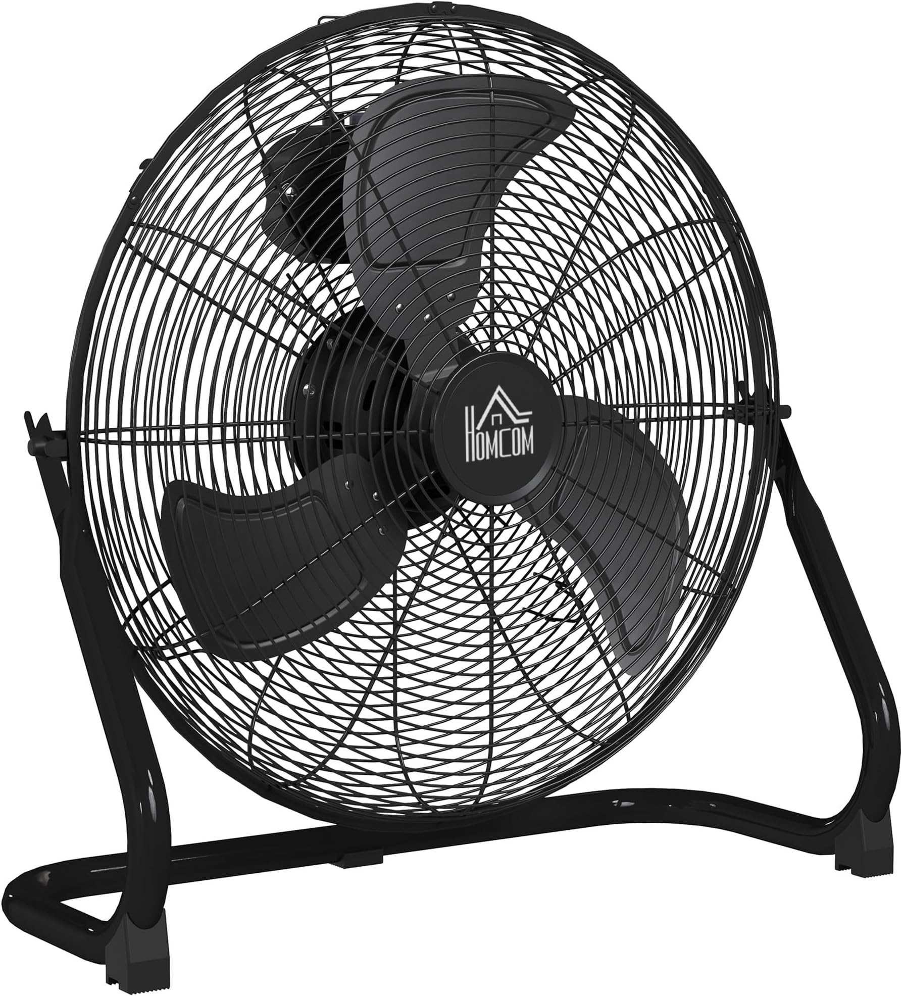 HOMCOM Ventilateur De Sol 59 Cm Ventilateur Industriel Sur Pied 120 W homcom-ventilateur-de-sol-59-cm-ventilateur-industriel-sur-pied-120-w