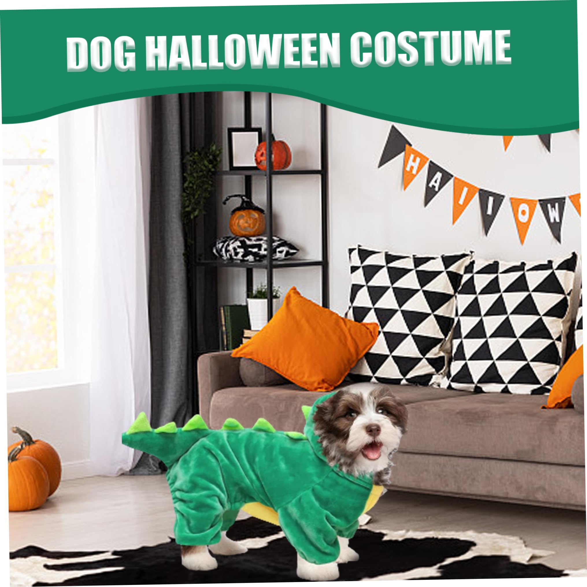 Chien Dinosaure Costume Taille XXL Mignon Costume de Chien Halloween Manteau Manteau Cristal en Velours d'hiver à Sweat à Sweat à Capuche
