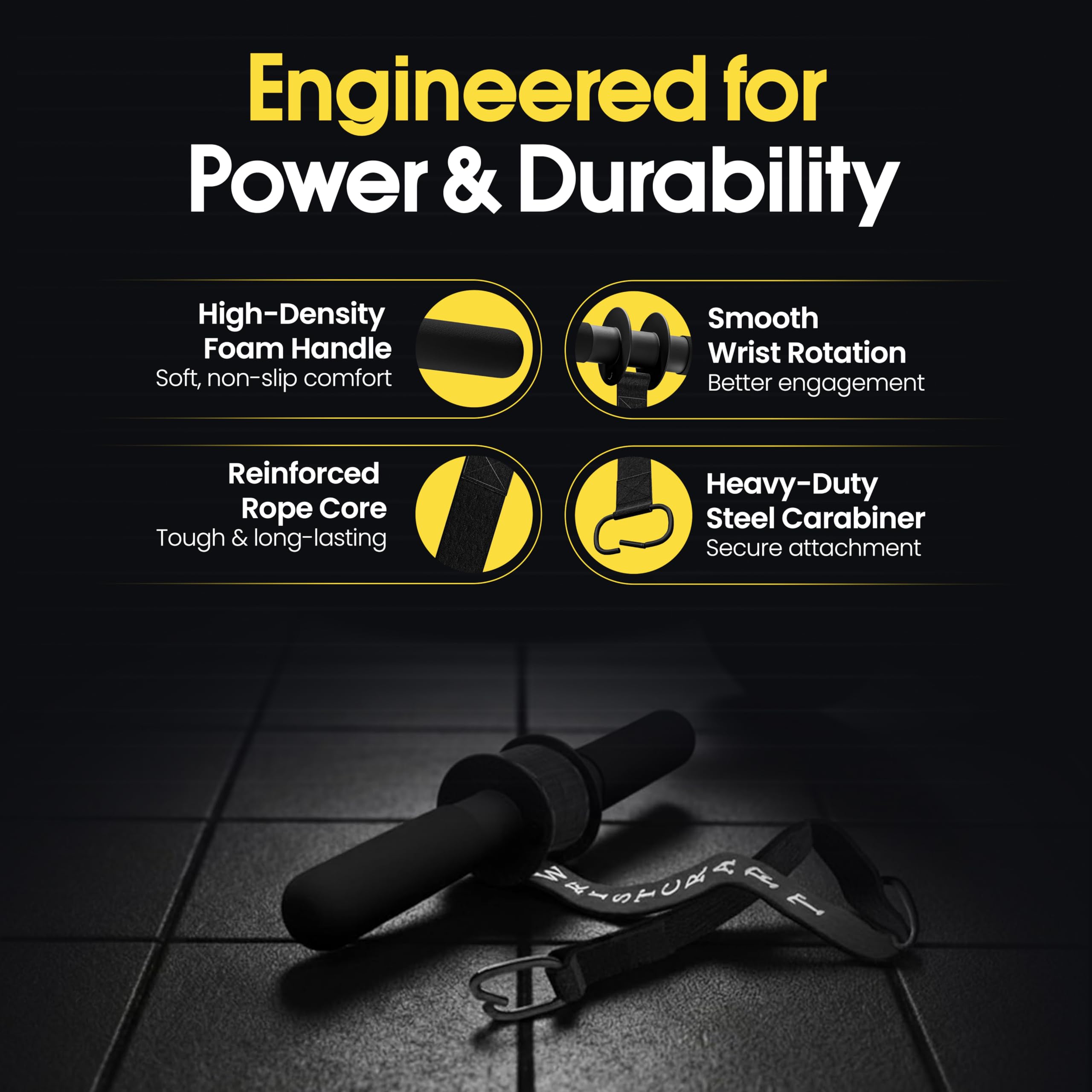 Forearm Strengthener & Hand Grip Strengthener – Wrist Roller, Forearm Exerciser, Forearm Roller, Wrist Trainer for Grip & Arm Workout