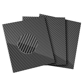 Carbon Fiber Sheet, 100250 MM 0.5mm 1.0mm 1.5mm 2mm 3.0mm 4.0mm, 3K Full Carbon Fiber Board 100% Twill Weave Glossy Surface Carbon Fiber Plate