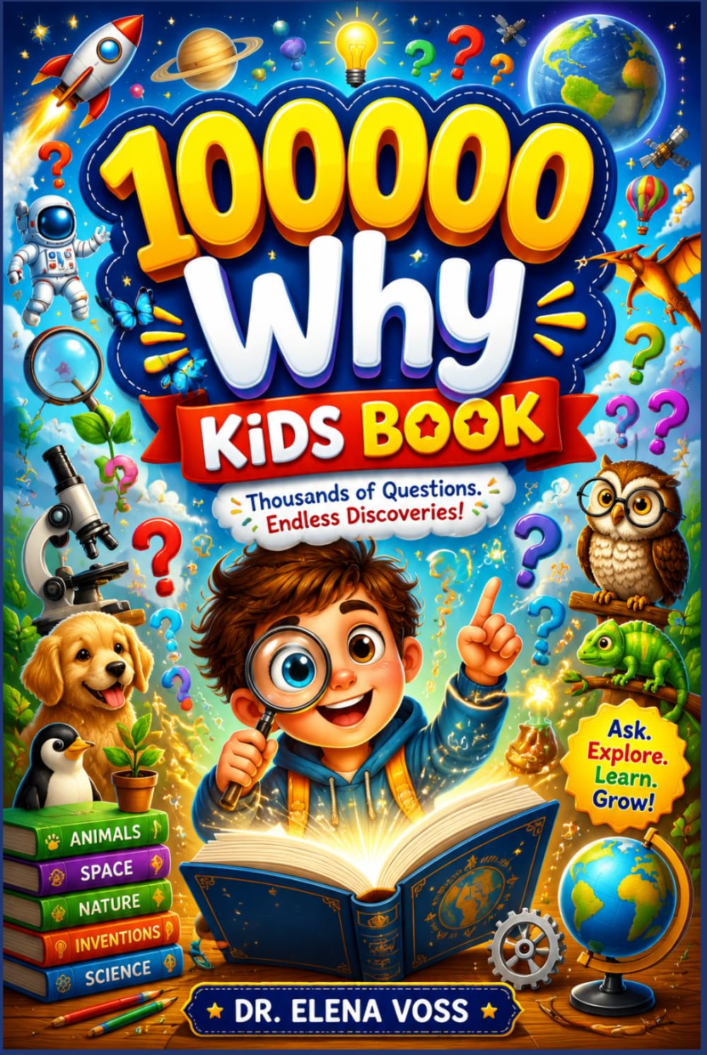100000 Whys Kids Book: Raising Independent Thinkers: Turn Your Child’s Endless “Whys” Into Critical Thinking, Unshakable Confidence, & a Lifelong Love of Learning (Ages 6-12)