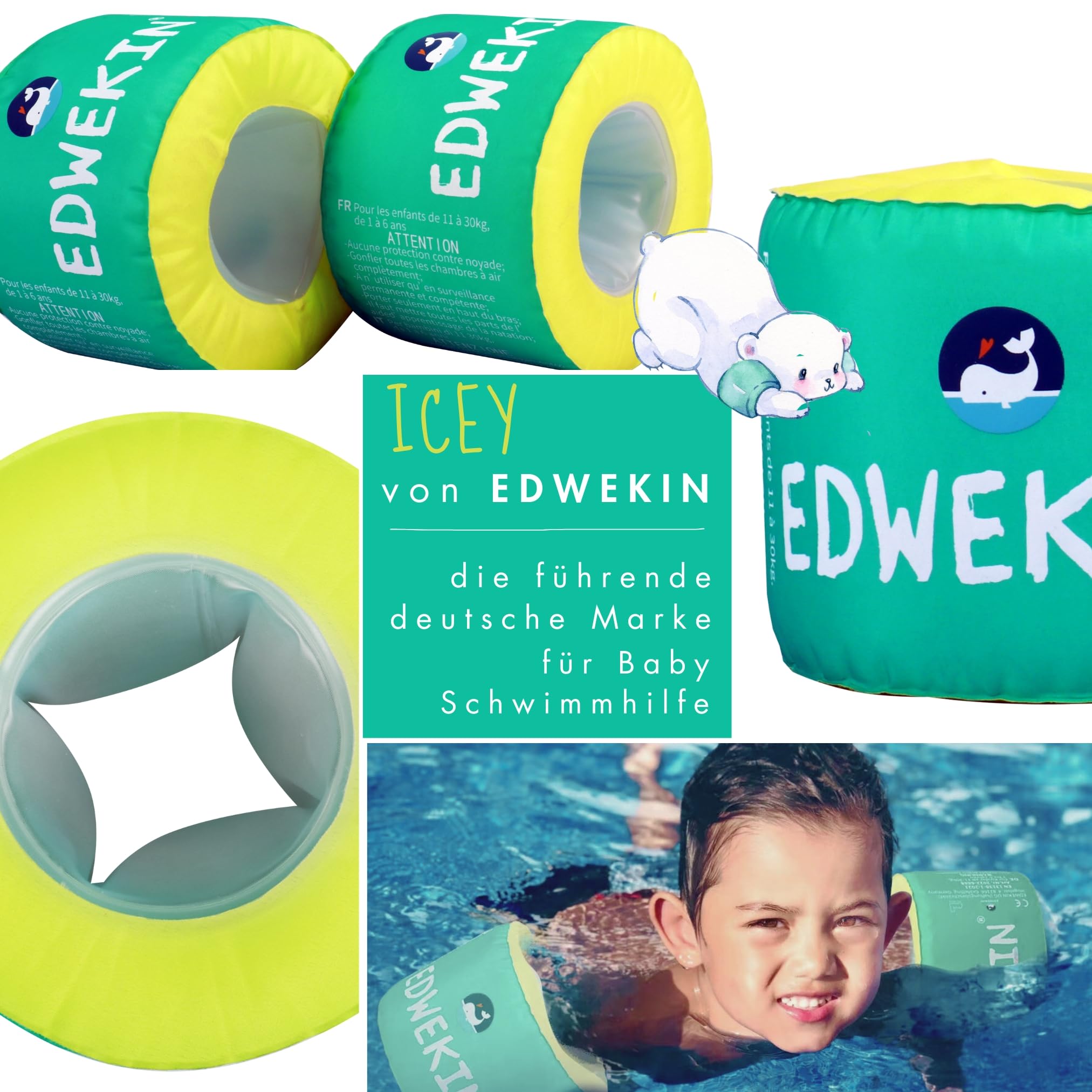 EDWEKIN® Braccioli da nuoto