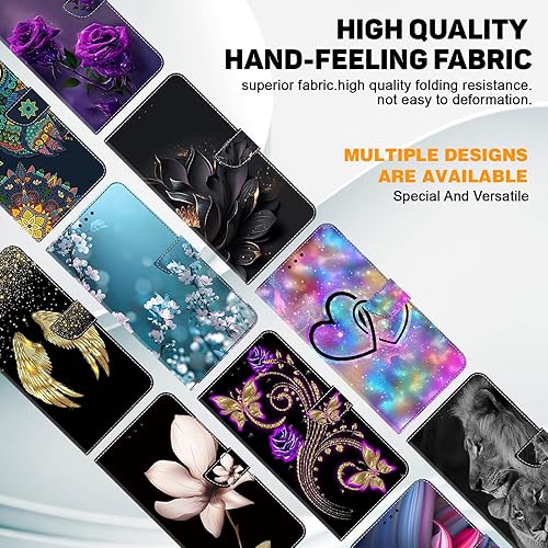 Miniatura 7 de ALILANG Funda tipo cartera para Motorola Moto G Stylus 5G 2023 con tarjetero de crédito, funda magnética protectora de piel sintética para Moto G