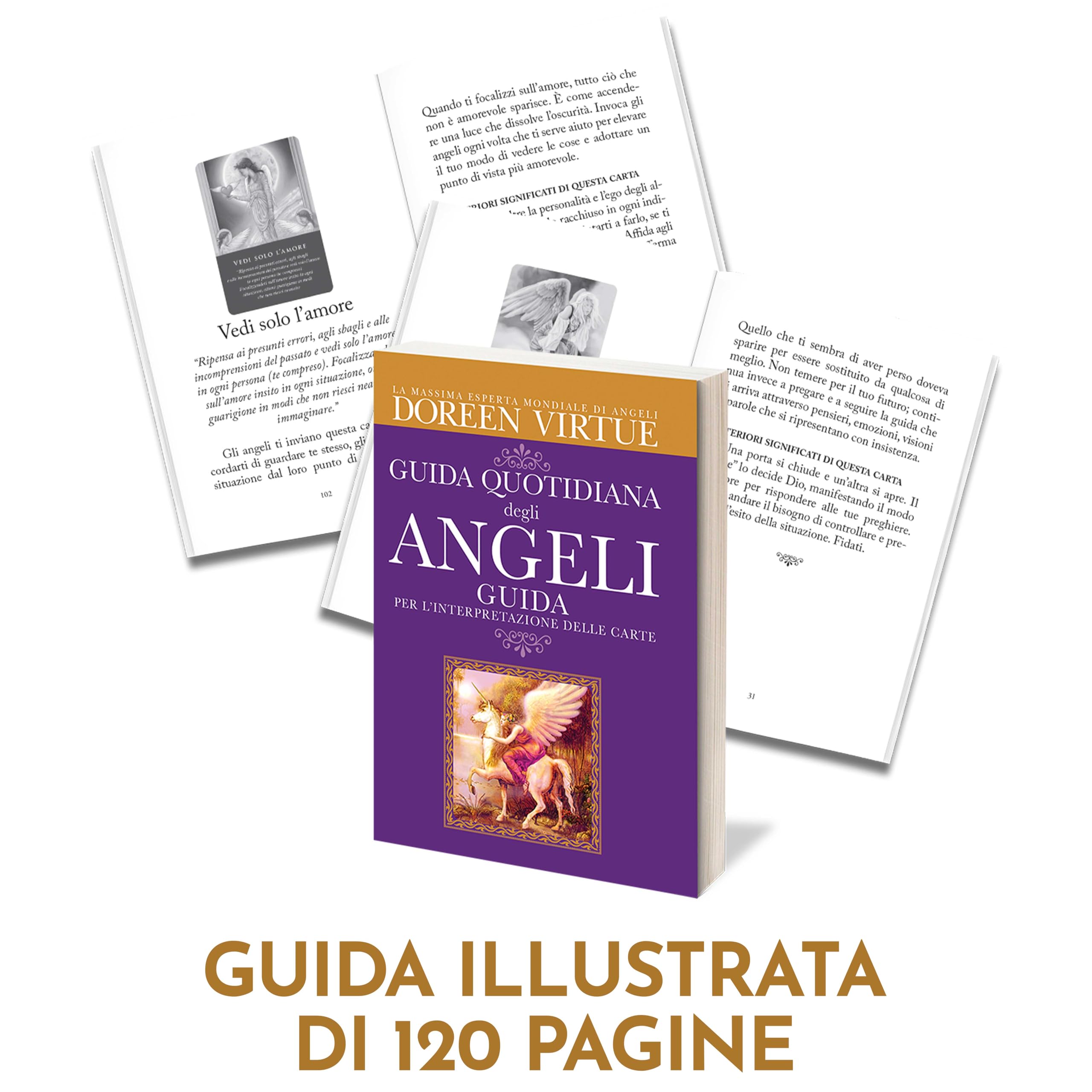 Guida Quotidiana degli Angeli 44 Carte con Guida
