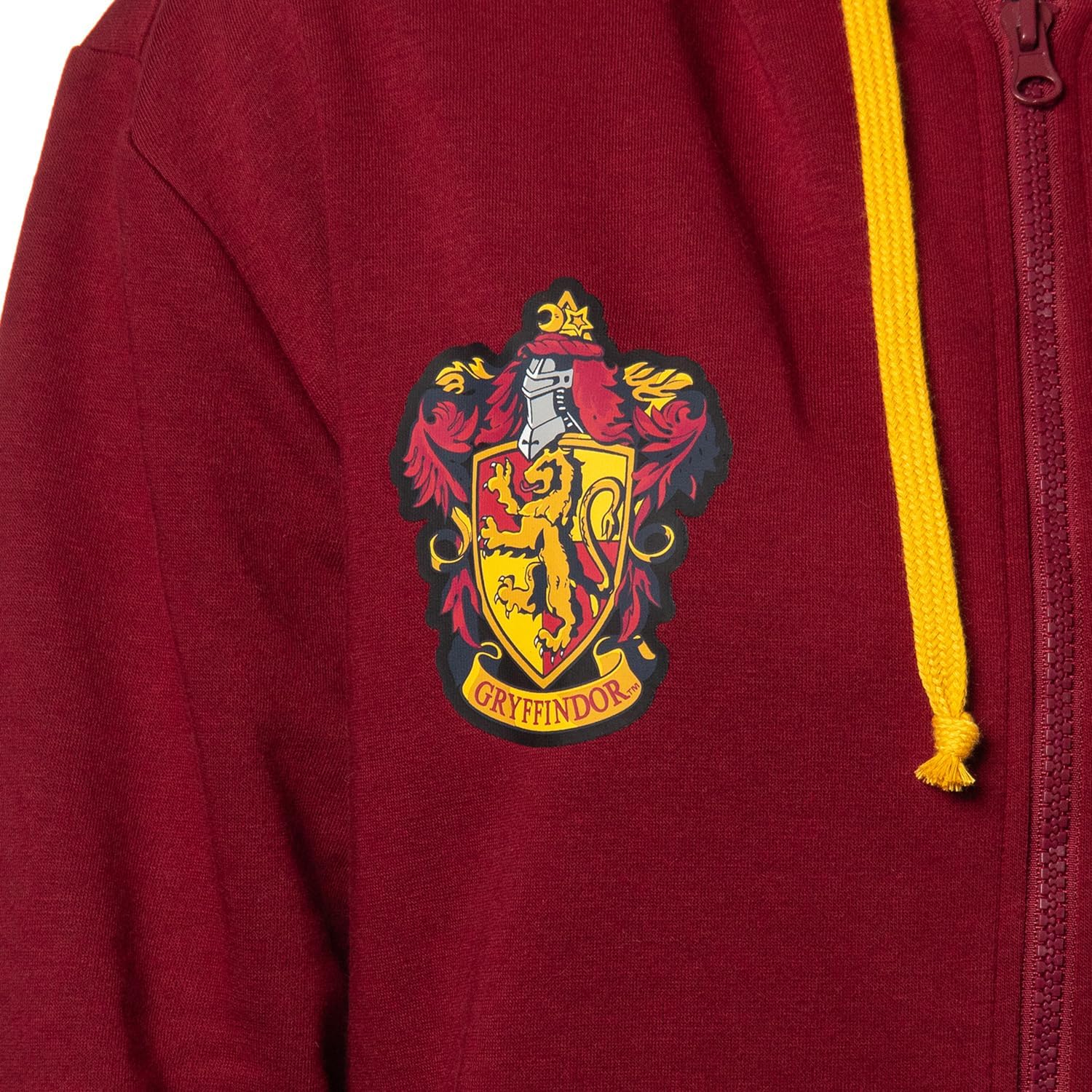 Bioworld Harry Potter Womens Hogwarts Alumni House Crest Lightweight Zip-Up Hoodie - Image 2