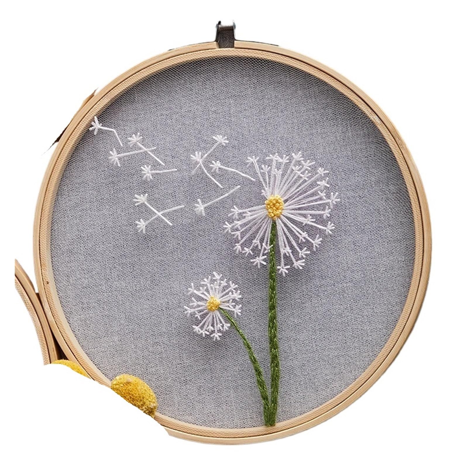 LKLNKVL embroidery, Embroidery Kit， DIY Flowers Plants Pattern Needlework Tools(Color 06)