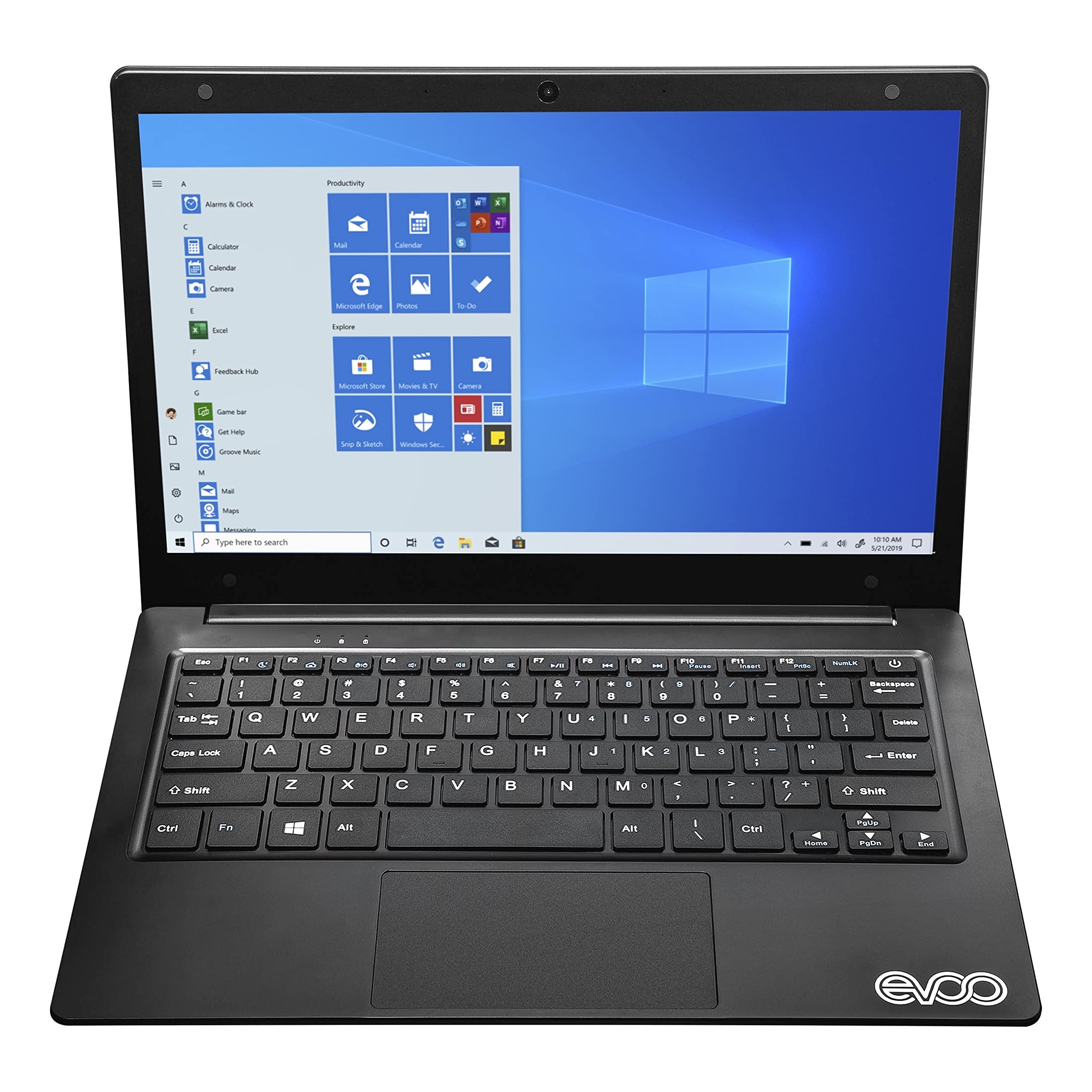 EVOO EV-C-116-6BK 11.6" 3GB 32GB eMMC Celeron j3355 2.0GHz Win10S,Black (Renewed)
