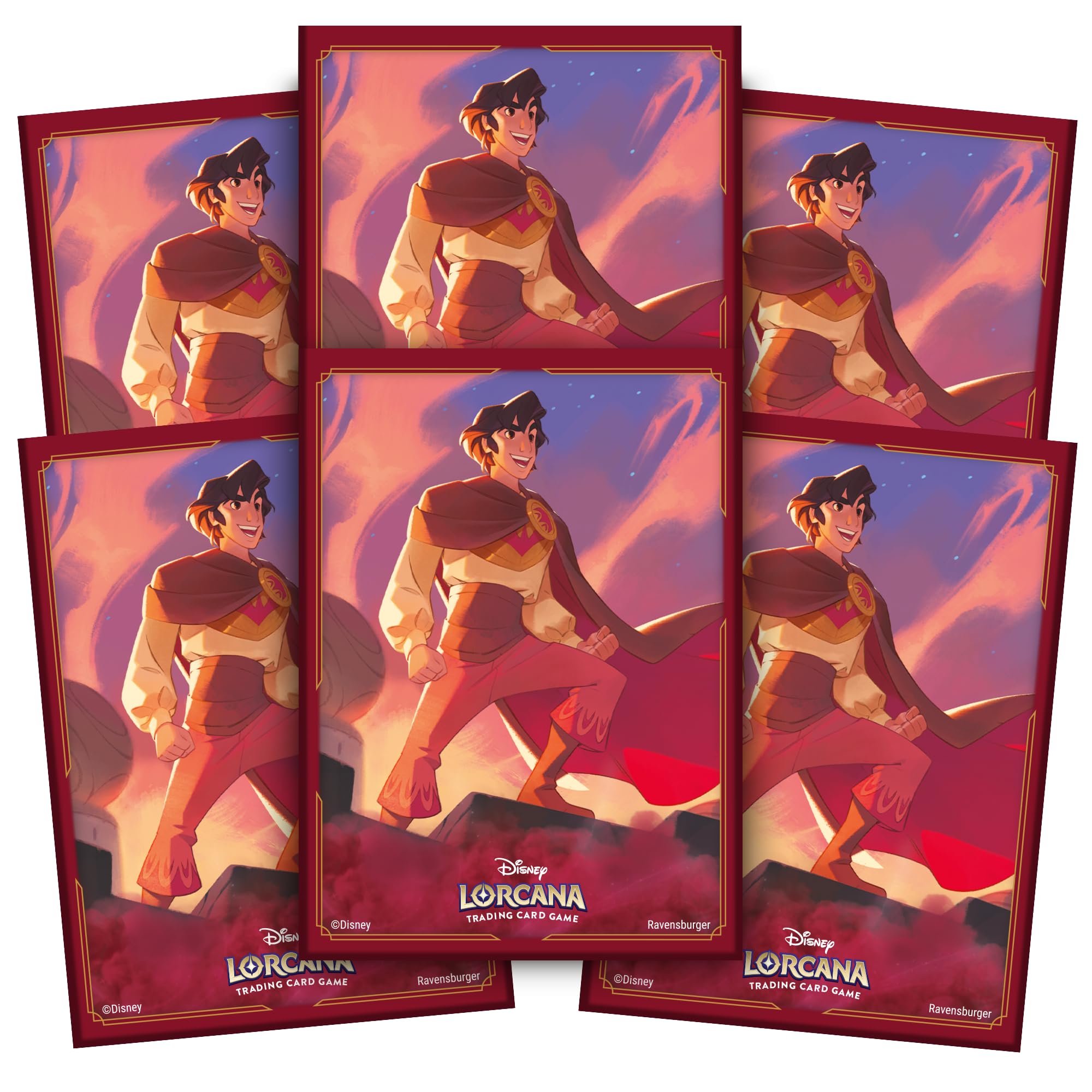 Ravensburger Disney Lorcana Tcg: Shimmering Skies - Aladdin - Card Sleeves