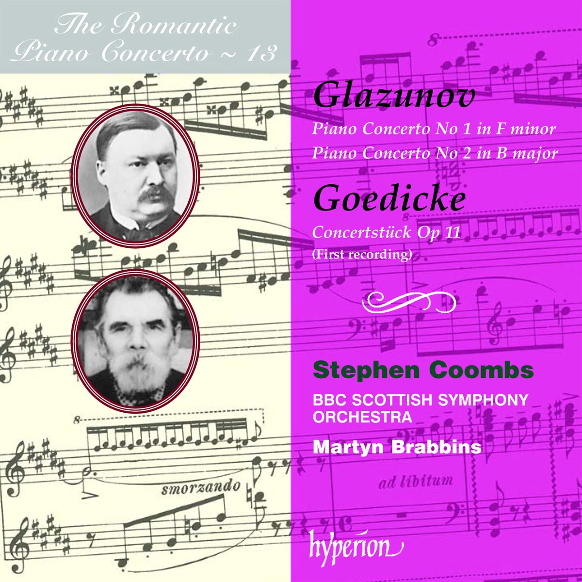 Glazunov & Goedicke: Piano Concertos (Hyperion Romantic Piano Concerto 13)