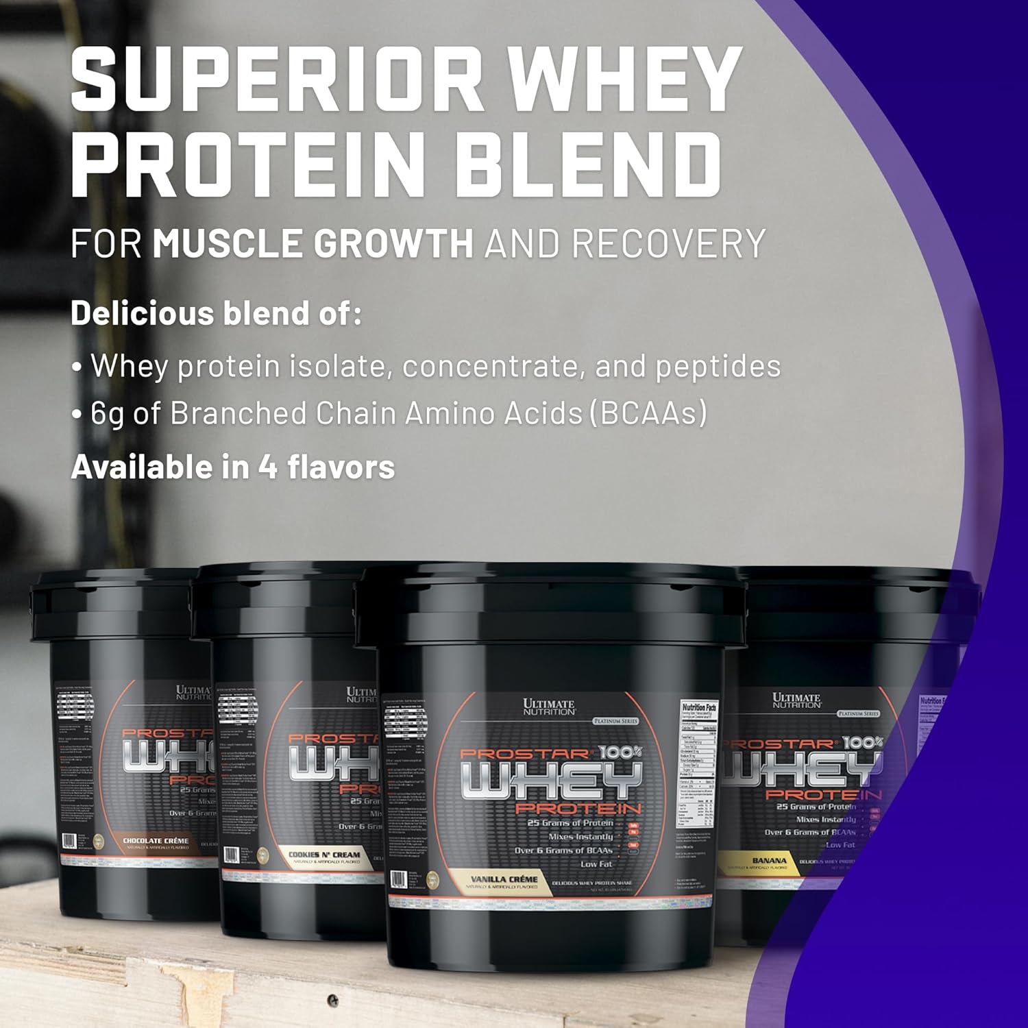 Ultimate Nutrition Prostar Whey Protein Powder Isolate, Chocolate - Low Carb, High Protein Powder Shake for Muscle Gain & Recovery - Low Sodium, Low-Fat & Keto Friendly - 10 lbs Bucket - Image 3