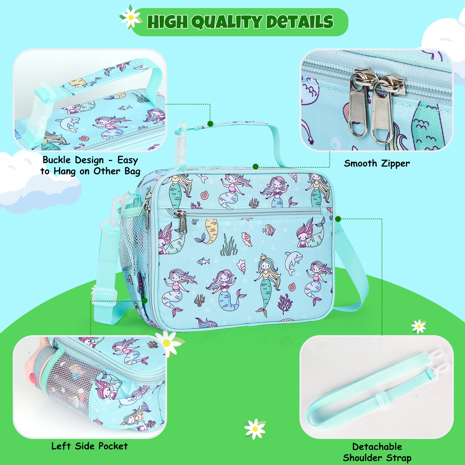 hombrima Insulated Lunch Box Bag - Image 3