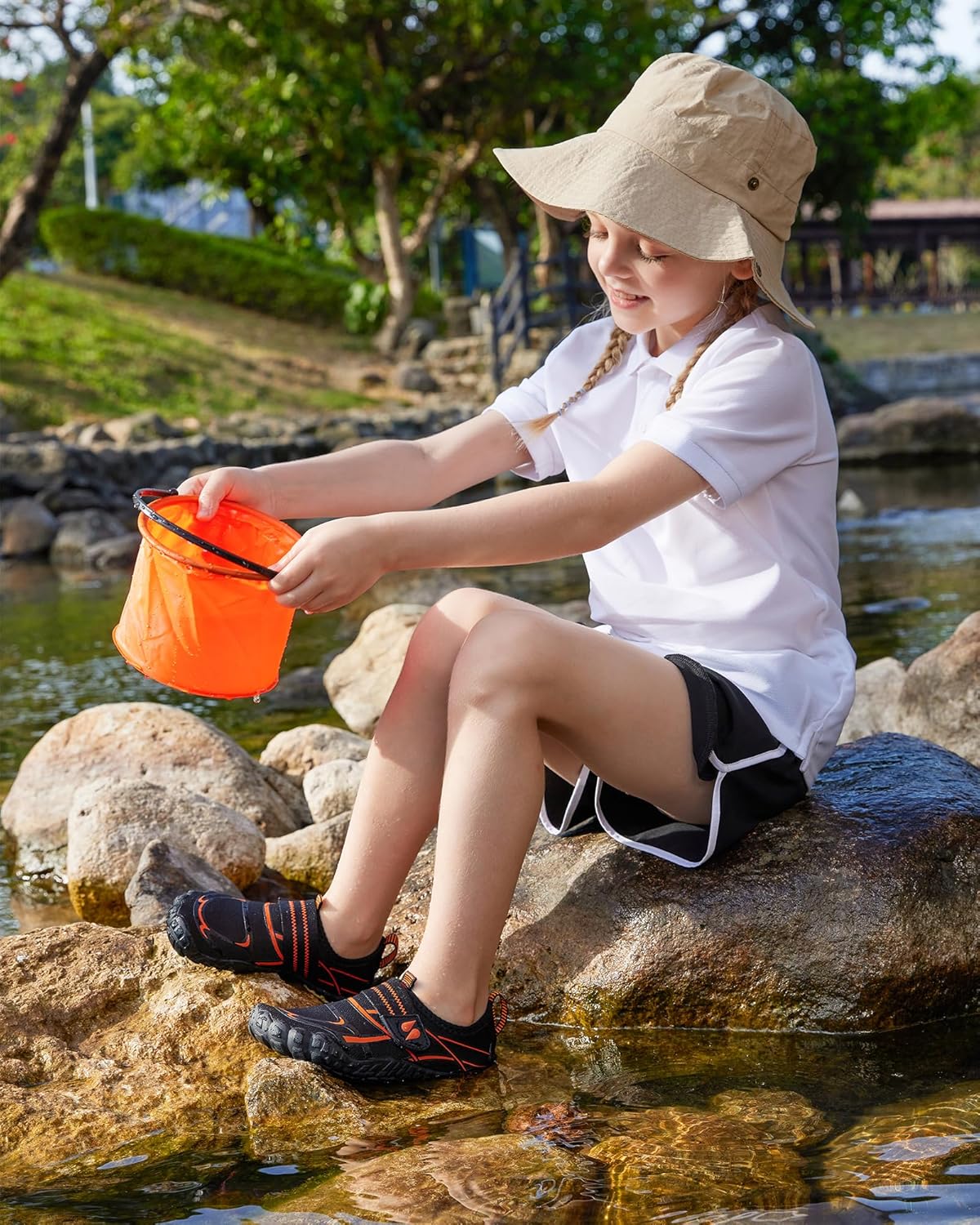 Stelle Kids Water Shoes Boys Girls Swim Hiking Aqua Socks Quick Dry Toddler Barefoot Shoes - Image 4