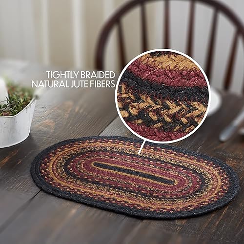 Miniatura 2 de VHC Brands Heritage Farms - Juego de 6 posavasos de yute natural