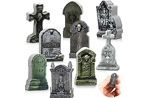Miniature Halloween Tombstones Figurines