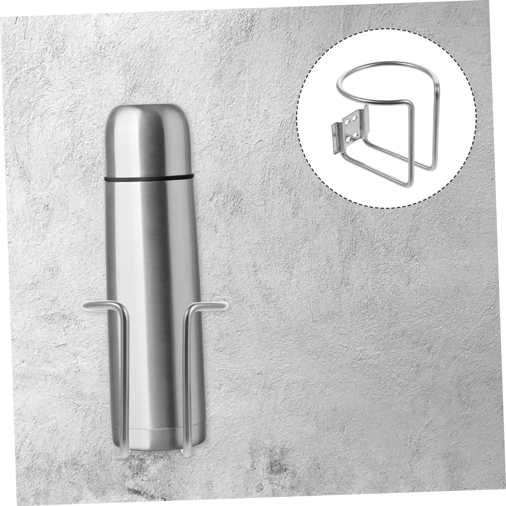 balacoo Boat Cup Holder Water Cup Storage Shelf Reusable Clamp for Outdoor Car Office 2 Pack