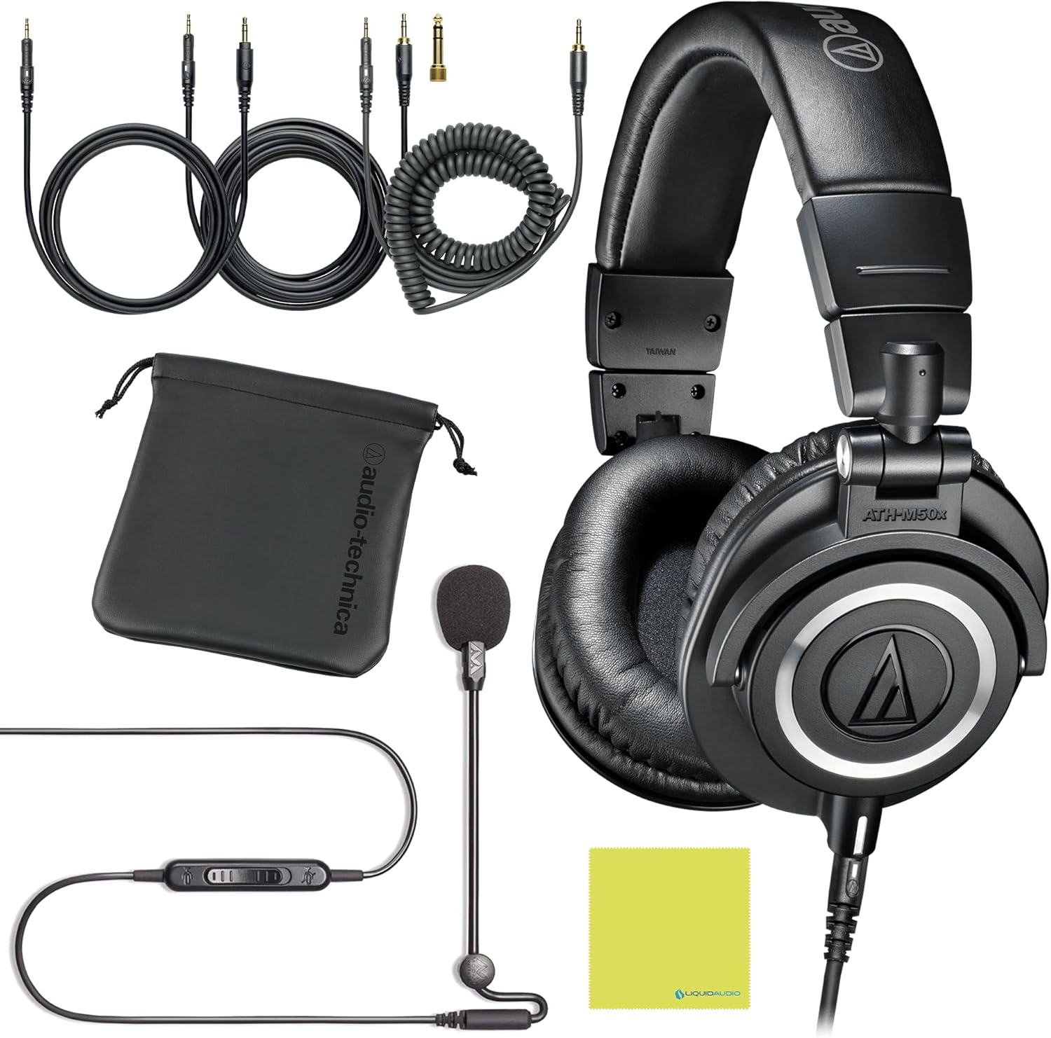 Liquid Audio Technica ATH-M50x Headphone Bundle Togo Ubuy