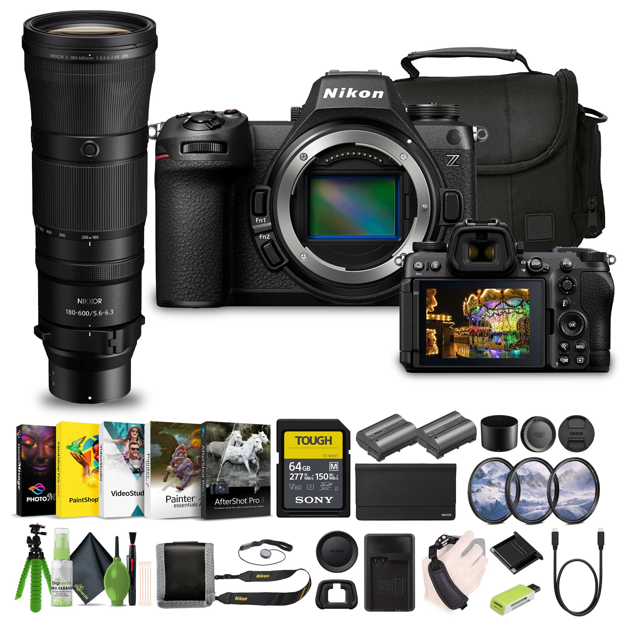 Amazon.com : Nikon Z6 III FX-Format Mirrorless Camera + EN-EL15C ...