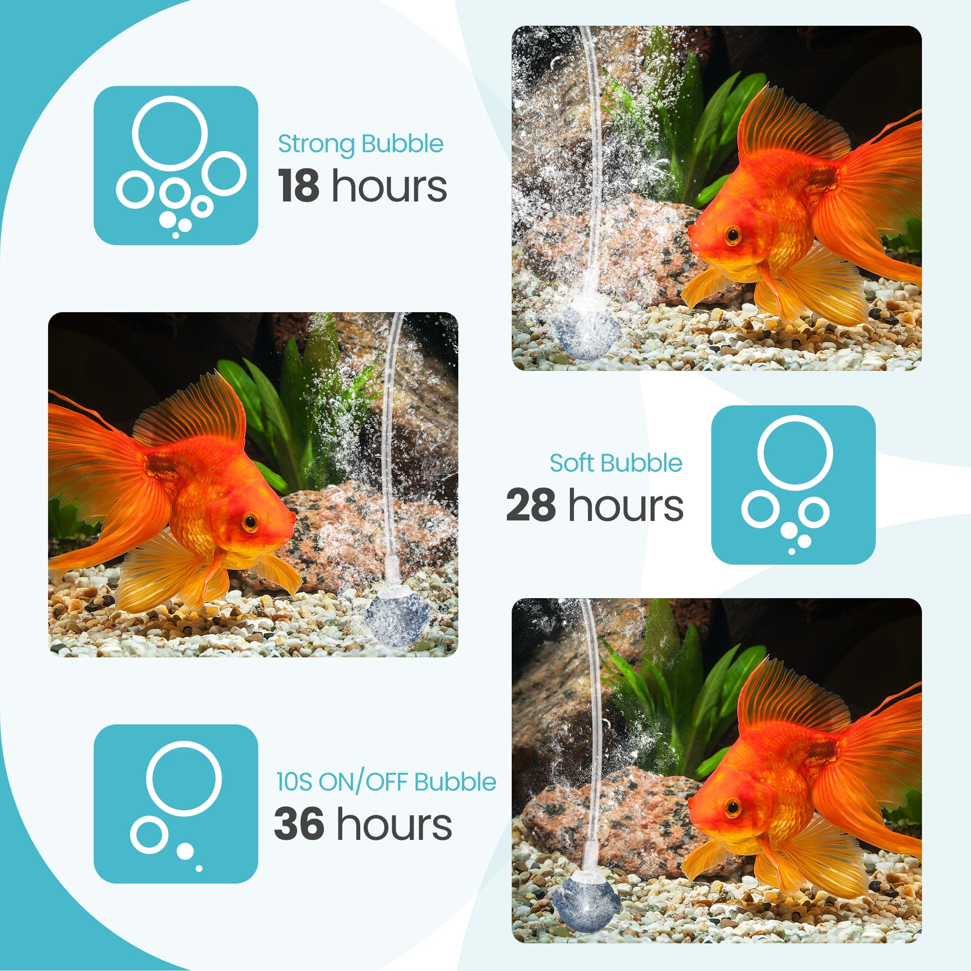 NFESOLAR Solar-Luftsprudler für Teich, 2,5 W Solar-Teichbelüfter für Aquarien