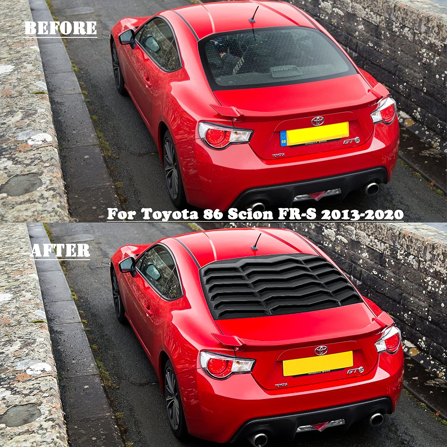 Amazon | リアウィンドウ ルーバー フロントガラス サンシェード  