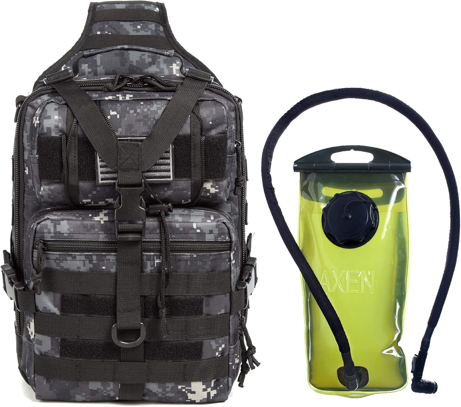 J.CARP Tactical EDC Sling Bag Pack, Military Rover