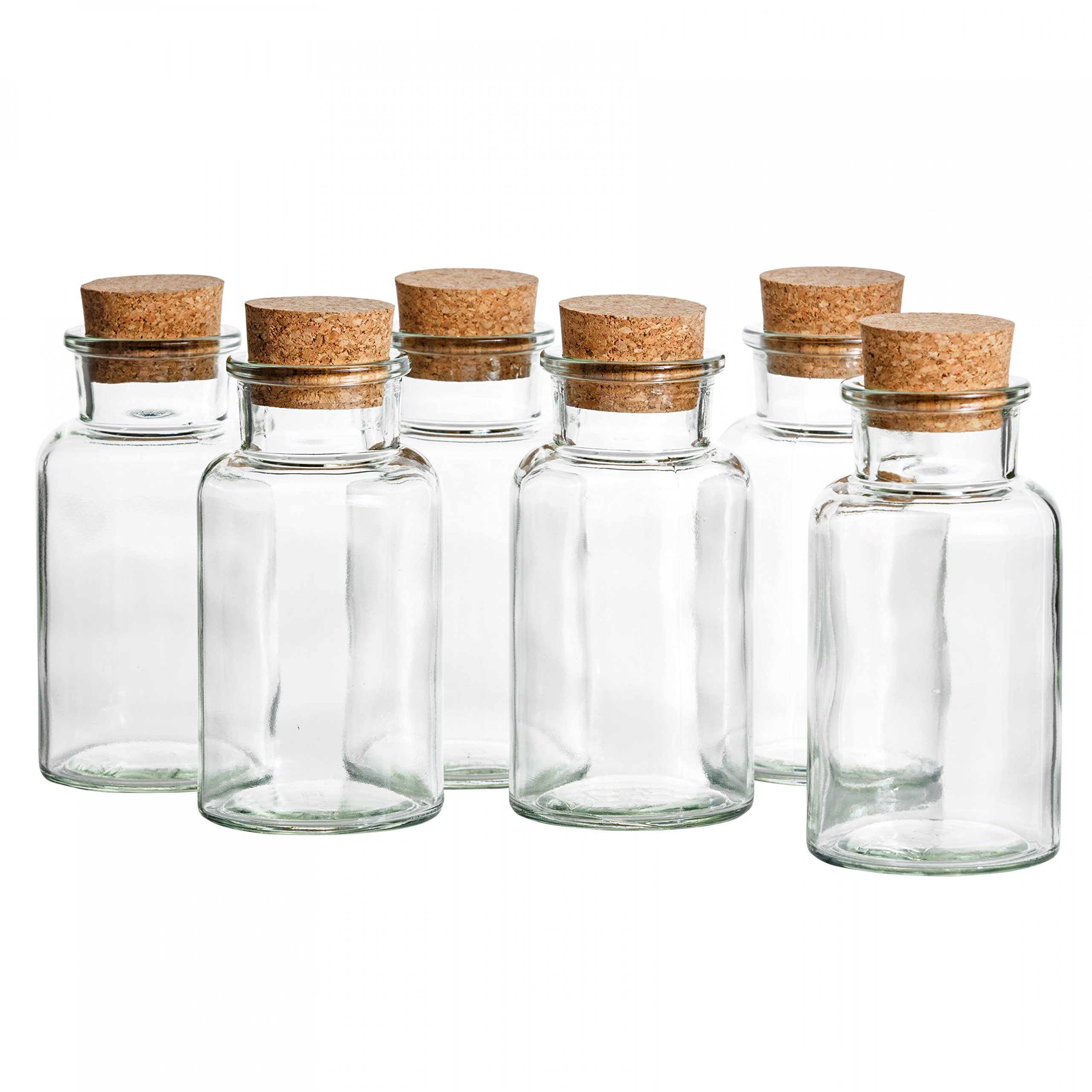 We love Bamboe - Set van 12 kruidenpotjes - Glazen potjes met bamboe We love Bamboe - Set van 12 kruidenpotjes - Glazen potjes met bamboe