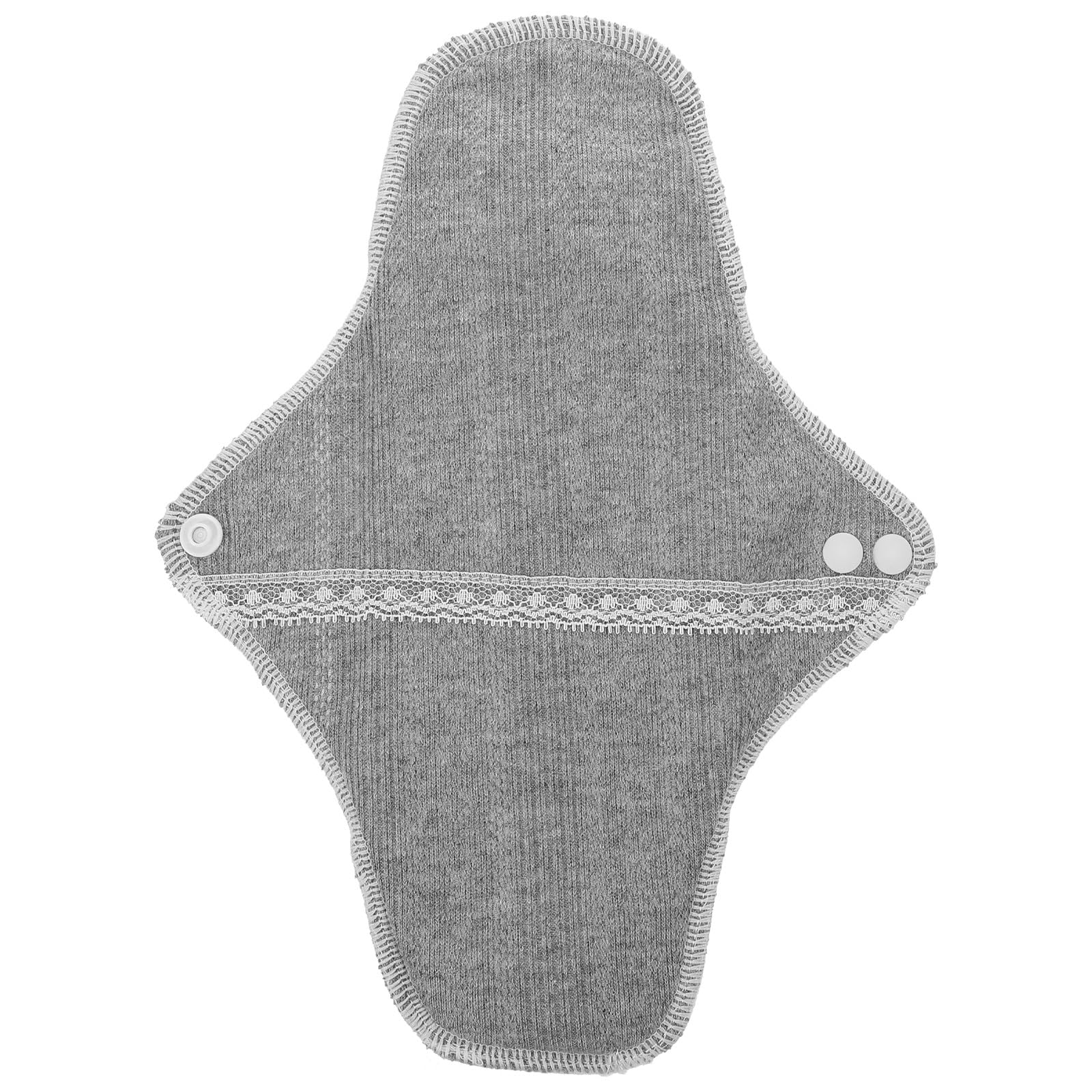 SUPVOX Reusable Washable Cotton Menstrual Pad 24cm Sanitary Napkin for Period Protection Leak-Resistant Soft Cotton Pad for Womens