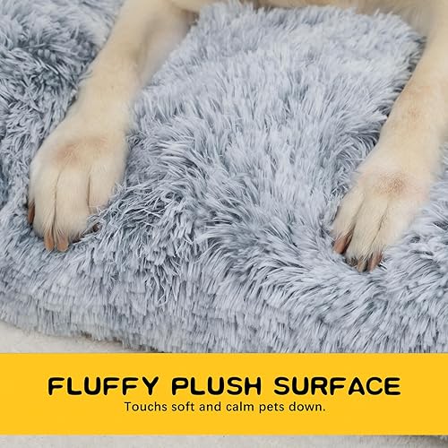 Miniatura 2 de Cama para perros extra grande lavable para razas de perros XL grandes, almohadilla de felpa suave para perrera, cómoda, autocalentable,