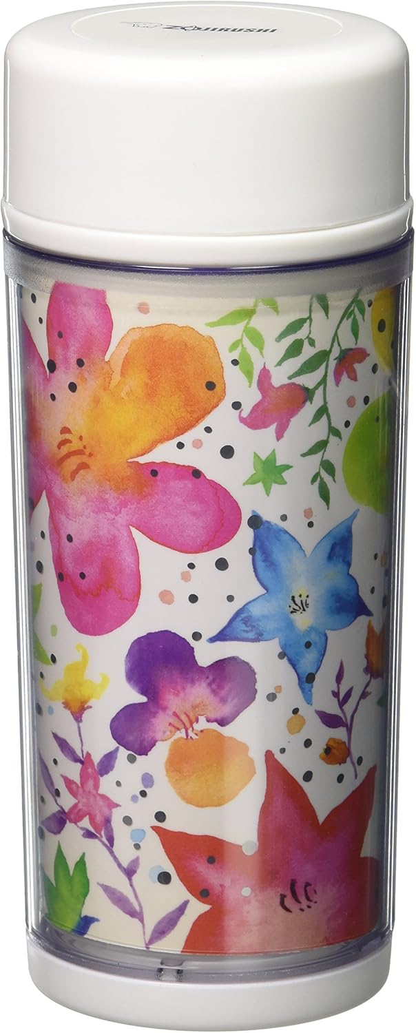 Zojirushi SMHAE25WB Stainless Travel Mug, 8Ounce, White by Zojirushi