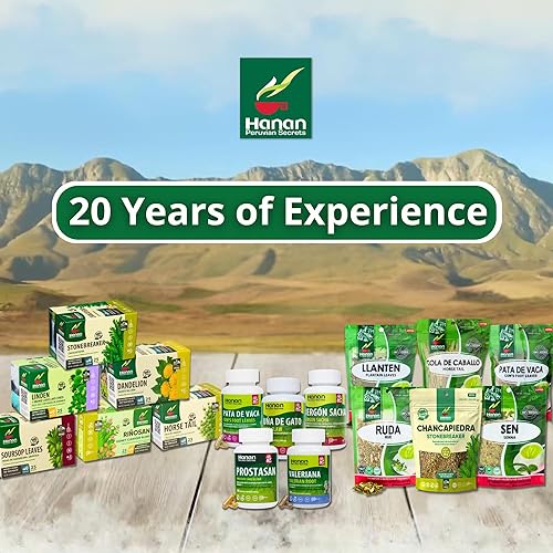 Miniatura 9 de Bolsas de té Hanan Muña  Té de hierbas de menta andina 100% natural de Perú, 25 bolsas de té tradicional de Muña del Perú, sin cafeína para la