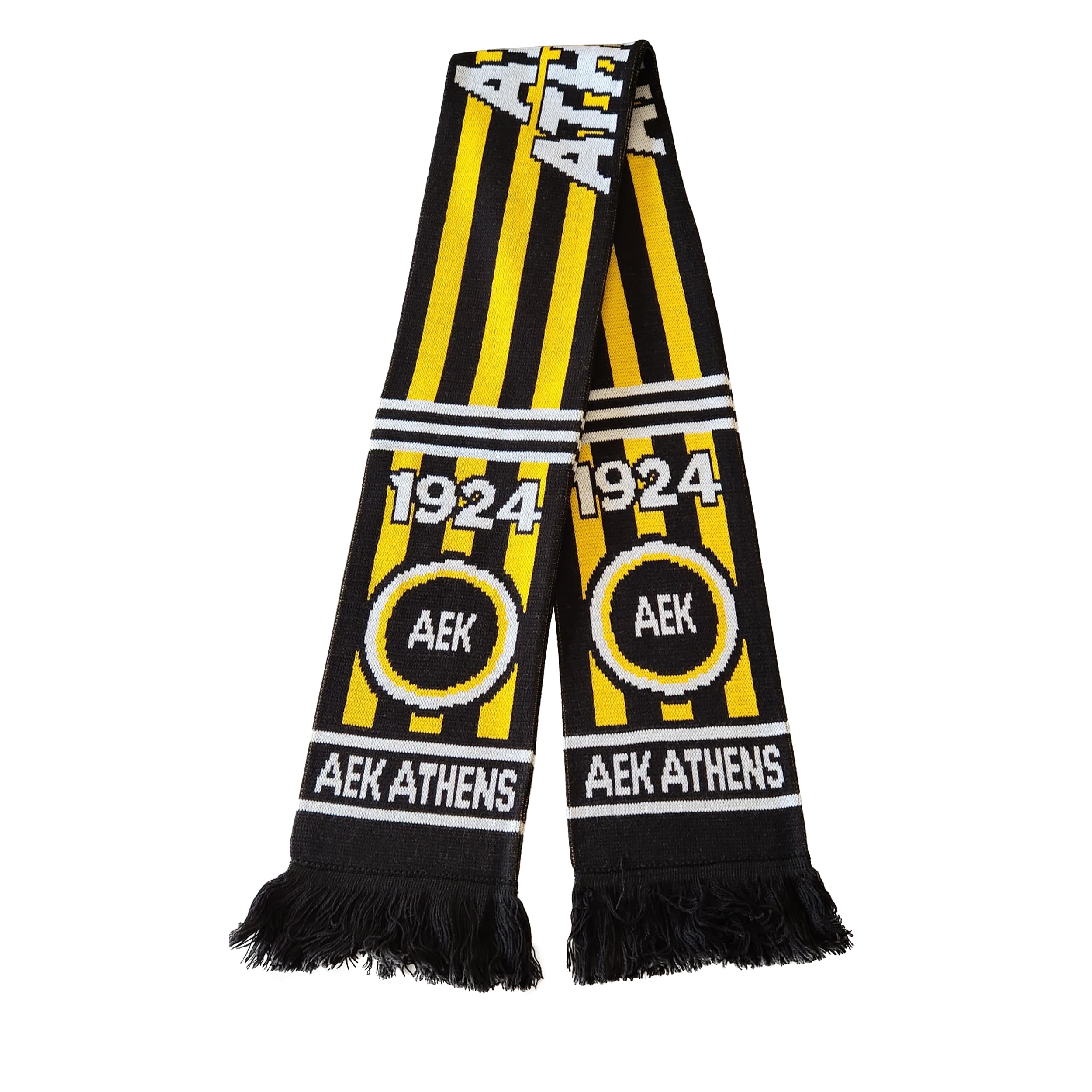 AEK Athens Scarf | Soccer Fan Scarf | Premium Acrylic Knit